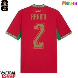 Marokko Achraf Hakimi #2 Thuis tenue WK 2026 Korte Mouw