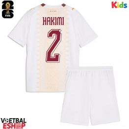 Marokko Achraf Hakimi #2 Uit tenue Kids WK 2026 Korte Mouw (+ Korte broeken)