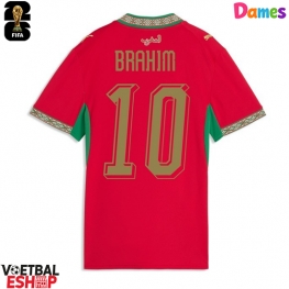 Marokko Brahim Diaz #10 Thuis tenue Dames WK 2026 Korte Mouw
