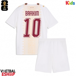 Marokko Brahim Diaz #10 Uit tenue Kids WK 2026 Korte Mouw (+ Korte broeken)