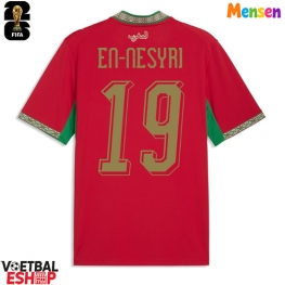 Marokko Youssef En-Nesyri #19 Thuis tenue WK 2026 Korte Mouw