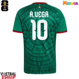 Mexico Alexis Vega #10 Thuis tenue WK 2026 Korte Mouw