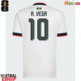Mexico Alexis Vega #10 Uit tenue WK 2026 Korte Mouw
