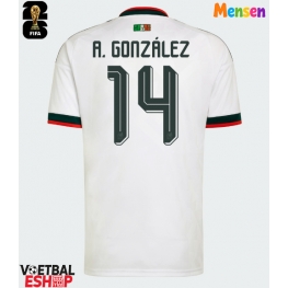 Mexico Armando Gonzalez #14 Uit tenue WK 2026 Korte Mouw