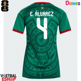 Mexico Edson Alvarez #4 Thuis tenue Dames WK 2026 Korte Mouw