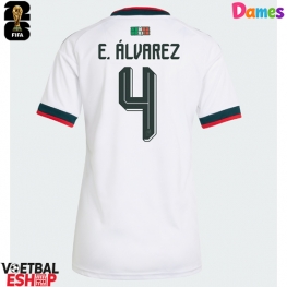Mexico Edson Alvarez #4 Uit tenue Dames WK 2026 Korte Mouw