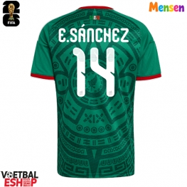 Mexico Erick Sanchez #14 Thuis tenue WK 2026 Korte Mouw