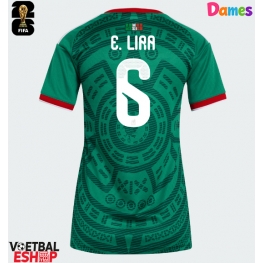 Mexico Erik Lira #6 Thuis tenue Dames WK 2026 Korte Mouw