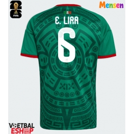 Mexico Erik Lira #6 Thuis tenue WK 2026 Korte Mouw