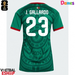 Mexico Jesus Gallardo #23 Thuis tenue Dames WK 2026 Korte Mouw