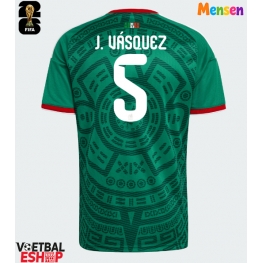 Mexico Johan Vasquez #5 Thuis tenue WK 2026 Korte Mouw
