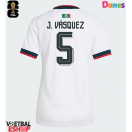 Mexico Johan Vasquez #5 Uit tenue Dames WK 2026 Korte Mouw