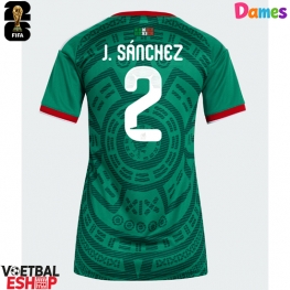 Mexico Jorge Sanchez #2 Thuis tenue Dames WK 2026 Korte Mouw
