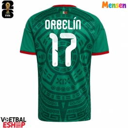 Mexico Orbelin Pineda #17 Thuis tenue WK 2026 Korte Mouw