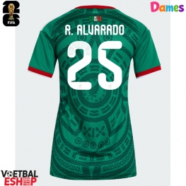 Mexico Roberto Alvarado #25 Thuis tenue Dames WK 2026 Korte Mouw