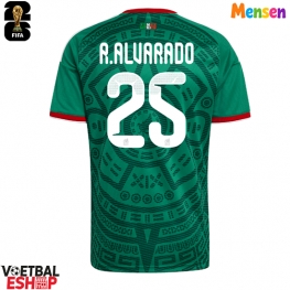 Mexico Roberto Alvarado #25 Thuis tenue WK 2026 Korte Mouw