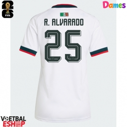 Mexico Roberto Alvarado #25 Uit tenue Dames WK 2026 Korte Mouw