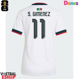 Mexico Santiago Gimenez #11 Uit tenue Dames WK 2026 Korte Mouw
