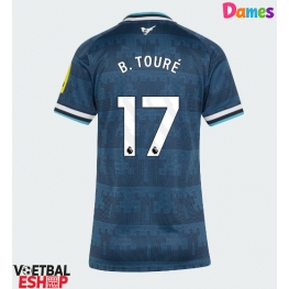 Newcastle United Bazoumana Toure #17 Uit tenue Dames 2026-27 Korte Mouw