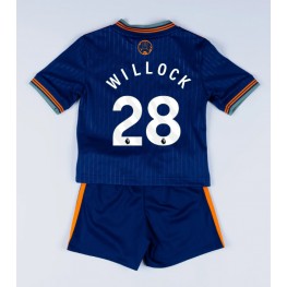 Newcastle United Joe Willock #28 Derde tenue Kids 2025-26 Korte Mouw (+ Korte broeken)