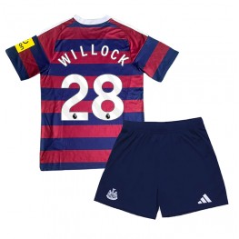 Newcastle United Joe Willock #28 Uit tenue Kids 2024-25 Korte Mouw (+ Korte broeken)