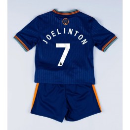 Newcastle United Joelinton #7 Derde tenue Kids 2025-26 Korte Mouw (+ Korte broeken)