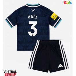 Newcastle United Lewis Hall #3 Uit tenue Kids 2026-27 Korte Mouw (+ Korte broeken)