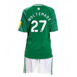 Newcastle United Nick Woltemade #27 Uit tenue Kids 2025-26 Korte Mouw (+ Korte broeken)