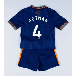 Newcastle United Sven Botman #4 Derde tenue Kids 2025-26 Korte Mouw (+ Korte broeken)