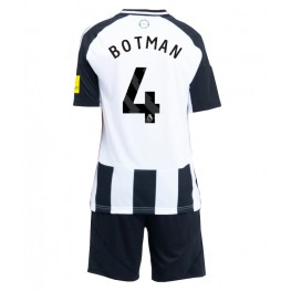 Newcastle United Sven Botman #4 Thuis tenue Kids 2024-25 Korte Mouw (+ Korte broeken)