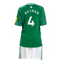 Newcastle United Sven Botman #4 Uit tenue Kids 2025-26 Korte Mouw (+ Korte broeken)