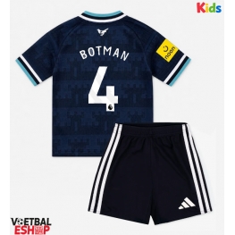 Newcastle United Sven Botman #4 Uit tenue Kids 2026-27 Korte Mouw (+ Korte broeken)