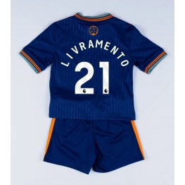 Newcastle United Tino Livramento #21 Derde tenue Kids 2025-26 Korte Mouw (+ Korte broeken)