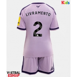 Newcastle United Tino Livramento #2 Derde tenue Kids 2026-27 Korte Mouw (+ Korte broeken)