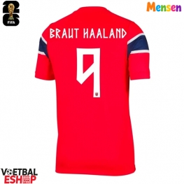 Noorwegen Erling Haaland #9 Thuis tenue WK 2026 Korte Mouw