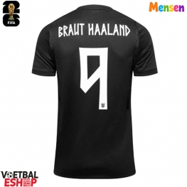 Noorwegen Erling Haaland #9 Uit tenue WK 2026 Korte Mouw