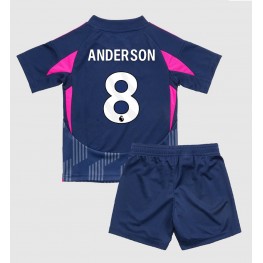 Nottingham Forest Elliot Anderson #8 Uit tenue Kids 2024-25 Korte Mouw (+ Korte broeken)