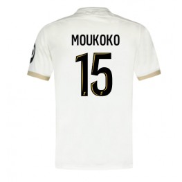 OGC Nice Youssoufa Moukoko #15 Uit tenue 2024-25 Korte Mouw
