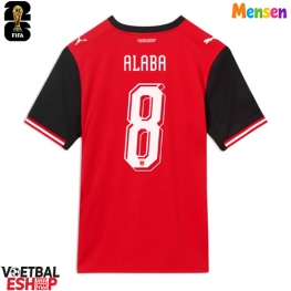 Oostenrijk David Alaba #8 Thuis tenue WK 2026 Korte Mouw