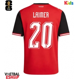 Oostenrijk Konrad Laimer #20 Thuis tenue Kids WK 2026 Korte Mouw (+ Korte broeken)