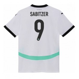 Oostenrijk Marcel Sabitzer #9 Uit tenue Dames EK 2024 Korte Mouw