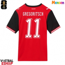 Oostenrijk Michael Gregoritsch #11 Thuis tenue WK 2026 Korte Mouw