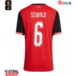 Oostenrijk Nicolas Seiwald #6 Thuis tenue Dames WK 2026 Korte Mouw