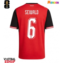 Oostenrijk Nicolas Seiwald #6 Thuis tenue WK 2026 Korte Mouw