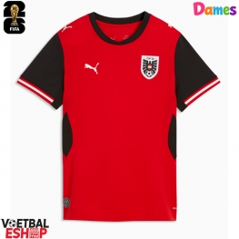 Oostenrijk Thuis tenue Dames WK 2026 Korte Mouw