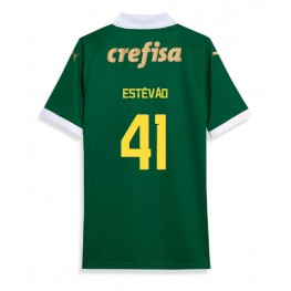 Palmeiras Estevao Willian #41 Thuis tenue 2024-25 Korte Mouw