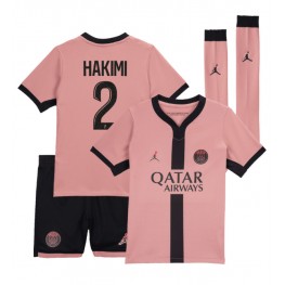 Paris Saint-Germain Achraf Hakimi #2 Derde tenue Kids 2024-25 Korte Mouw (+ Korte broeken)