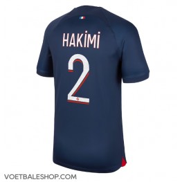 Paris Saint-Germain Achraf Hakimi #2 Thuis tenue 2023-24 Korte Mouw