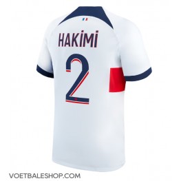 Paris Saint-Germain Achraf Hakimi #2 Uit tenue 2023-24 Korte Mouw
