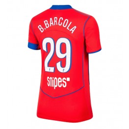 Paris Saint-Germain Bradley Barcola #29 Derde tenue Dames 2025-26 Korte Mouw